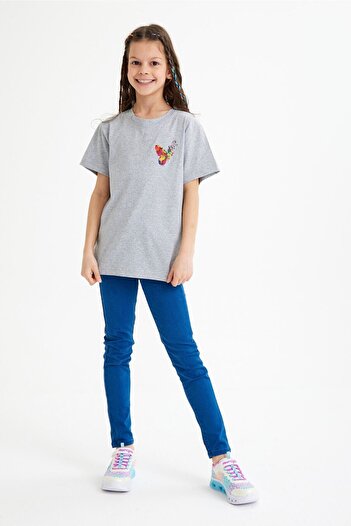 CC STORE Butterfly Printed Children's T-Shirt for Ages 5-15