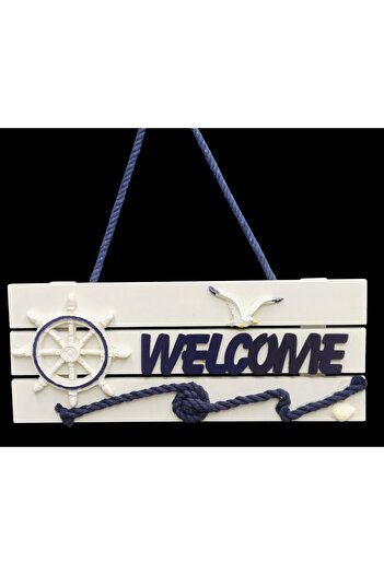 Mixperi Дверна прикраса з написом «Welcome» для моряків