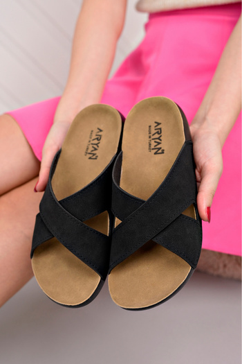 POLOMİA Isabella Women - Cross Anatomical, Flexible and Soft Lightweight Casual Sandals Slippers