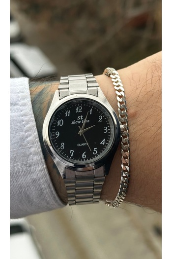 Show Time Steel Men's Wristwatch