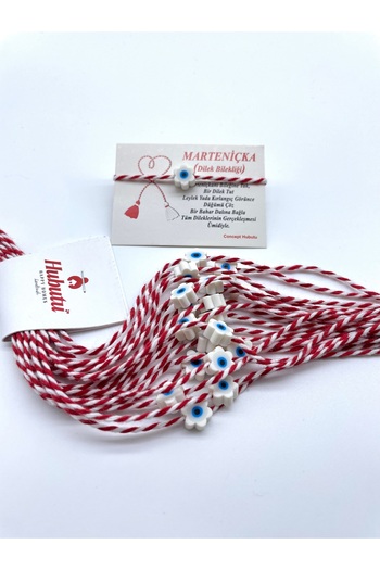 Concept HuBuTU 30Pcs Traditional Martenish Wish and Luck Mart Lanyard Bracelet Set