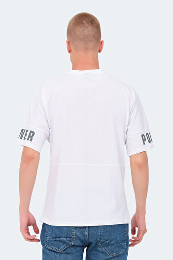 Slazenger Men's White T-Shirt - Vision