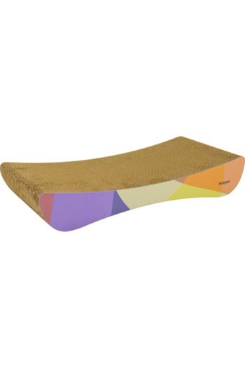 Rotipet Cardboard Cat Scratching Modern Patterned Xsmall 43X7X21 cm
