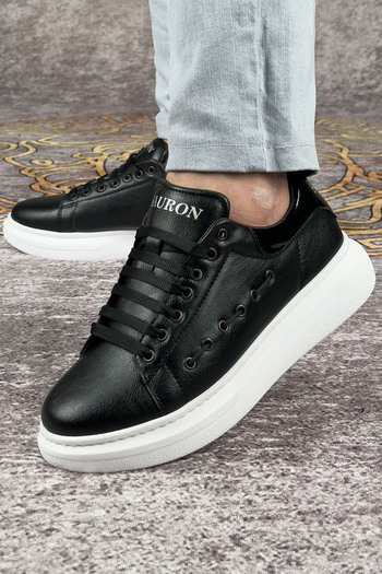 sauron Black and White Sole Mcqueen Style Sports Shoes Casual Sneaker Lightweight and Flexible Orthopedic Sole Meq2
