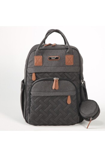 MY Collection Lucky Linen Mother Baby Care Backpack