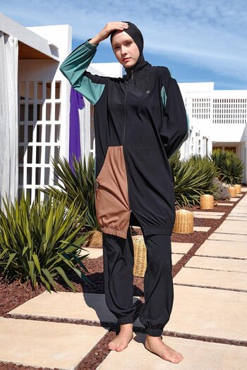 Adasea Essıe Long Sleeve Tesetür Swimsuit 1210