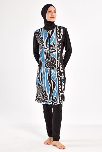 Adasea Benora Long Sleeve Hijab Swimsuit 1303