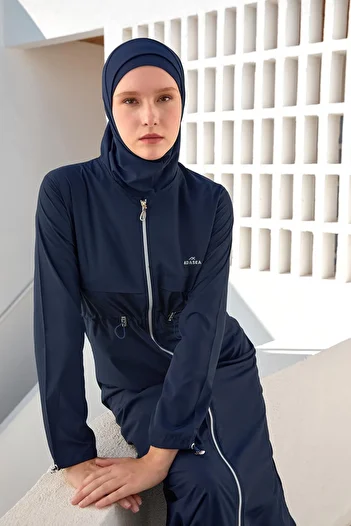 Adasea Chaand Battal Long Sleeve Hijab Swimsuit 1505-P