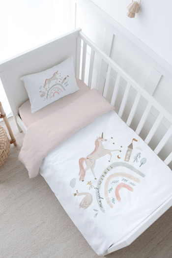 Tuğba Kuğu Baby Size Duvet Cover Set (100X150) - Royal Series - Magic Unicorn