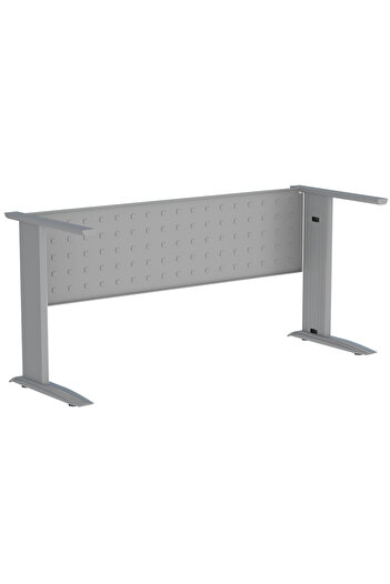 Mahmayi Stazion 1010 Frame and Leg by-Metal Table Frame with Square Embossed-72.5x 112x 56cms