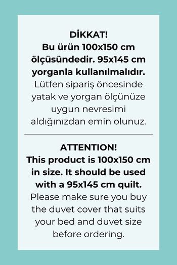 Tuğba Kuğu Baby Size Duvet Cover Set - Royal Series - Pink Carousel (100X150)
