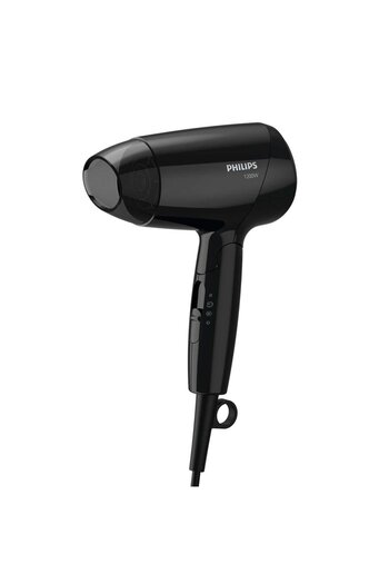 Philips Uscator de par Philips EssentialCare BHC010/10, 1200 W, 3 setari temperatura, maner pliant, Negru