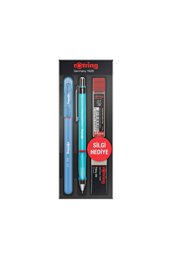 Rotring Visuclick 0.7 Mm Blue Gel School Set - Ro-vkj07-m