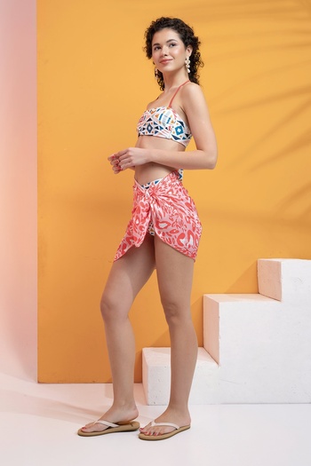 XCLSV Patterned Mini Pareo - Design That Does Not Show