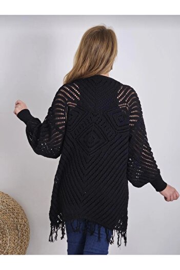 Noa Noa Tasseled Short Cardigan