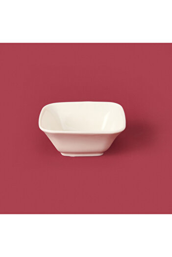 Paçi Oval Square Sauce Bowl - White - 7 cm