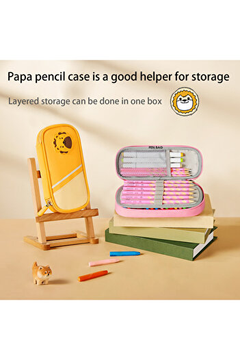 Nohoo Pencil Case - Lion Yellow