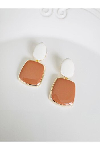DEVİ fashion Brown Dangle Earrings 5 cm