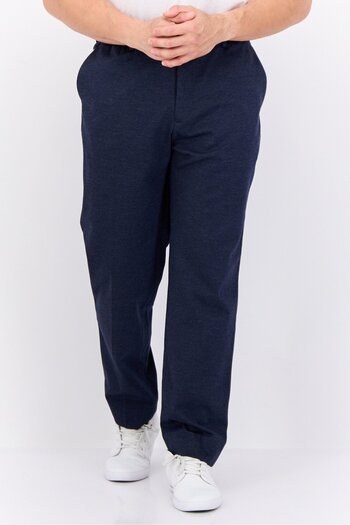 Gant Men Slim Fit Solid Straight Leg Pants, Marine
