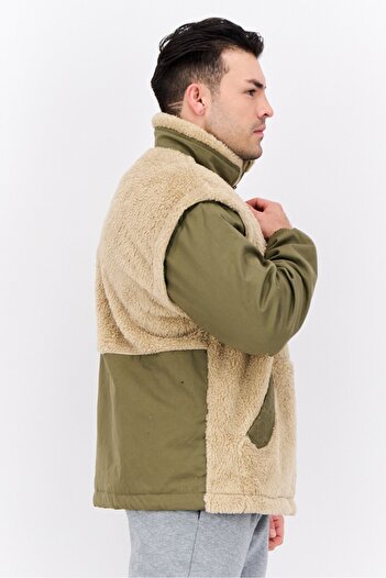 Puma Men Sportswear Fit Long Sleeves Outdoor Jacket, Khaki