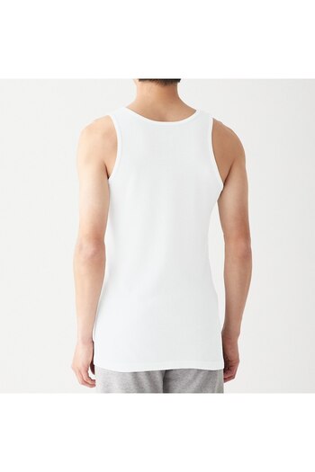 oxe Set of 6 100% Cotton Men's Combed Cotton White Strap Tank Top