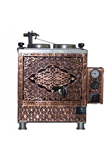 SAFİR 2 Burner Office type Copper fully automatic tea machine Electric tea boiler Ideal for narrow spaces