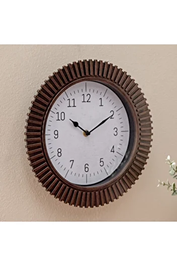 Home Box ساعة حائط ساراتوجا - 30.5×4.5 سم