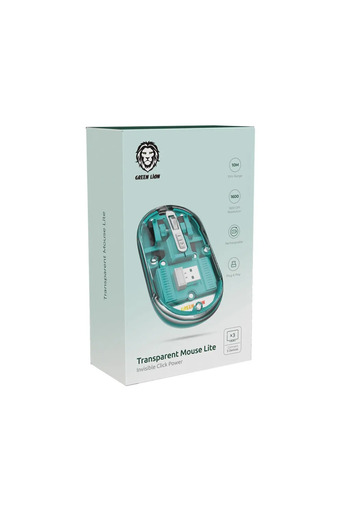 Green Lion Transparent Mouse Lite - Green