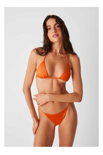 FUNELLA Set de bikini triunghi pentru femei Tile String