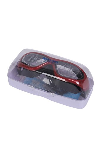 Endless Stylish Swimming Goggle with Anti-Fog & UV Protection | Brown | Silicon, PU | Leak Proof | One Size
