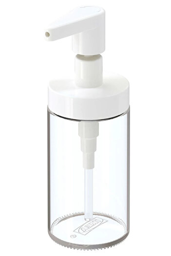 Binbirreyon Glass Liquid Soap Dispenser with Pump 200ml 17cm