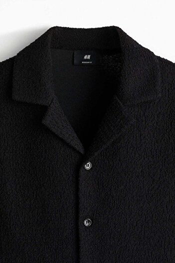 H&M Regular Fit Textured resort shirt