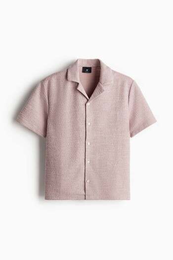 H&M Regular Fit Textured resort shirt