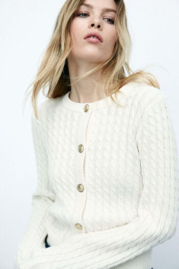 H&M Cable-knit cardigan