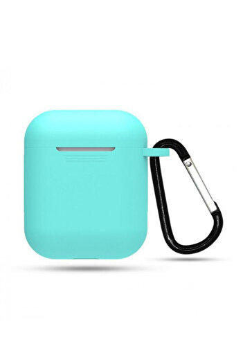 Generic Silicone AirPods Protective Cover with Safety Ring GreenCoverUnbrand
