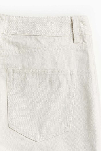 H&M Flared crease-leg twill trousers