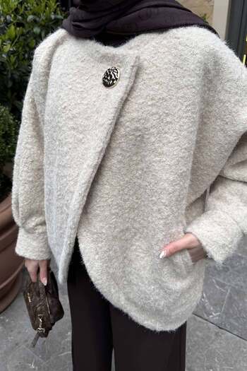 Melike Tatar Stone Wool Coat 32-2236