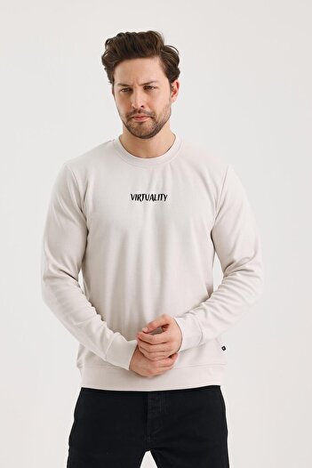 yakamor Unisex Printed Crew Neck Sweat