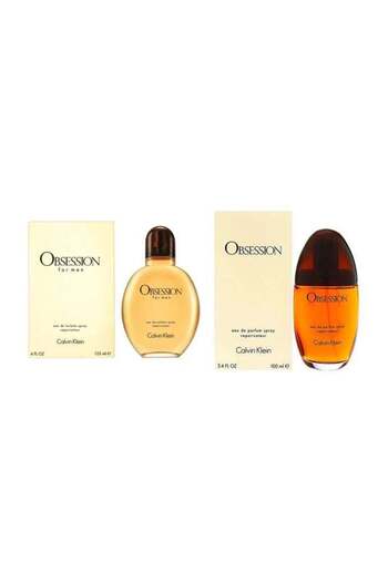 Calvin Klein Obsession Men Edt , Ck For Women Edp 225ml