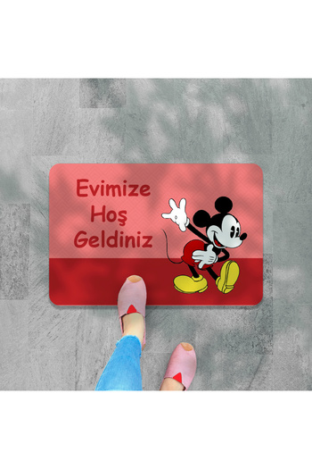 M&H Quality Copy - Digital Printed Pattern Decorative Door Front and Indoor Mat Washable Non-Slip Base