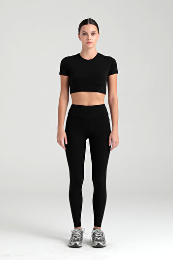 SHEISMONO High Waist Black Comfort Leggings