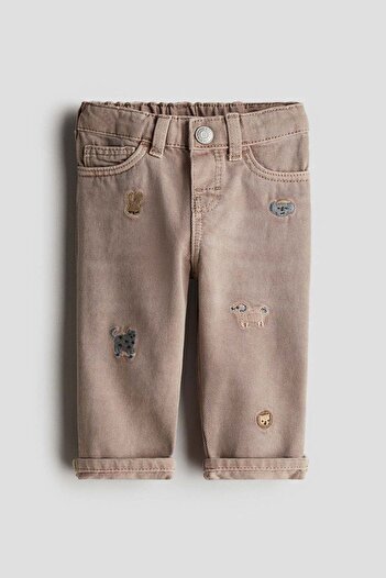 H&M Embroidery-detail jeans