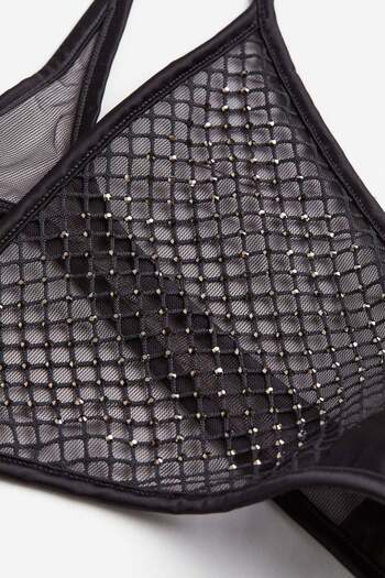 H&M Rhinestone-embellished thong briefs