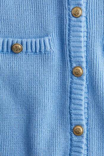 H&M Rib-knit button-front dress