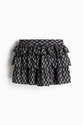 H&M Tiered cotton skirt