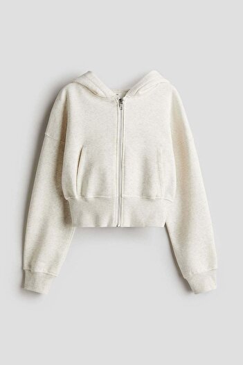 H&M Cropped zip-through hoodie