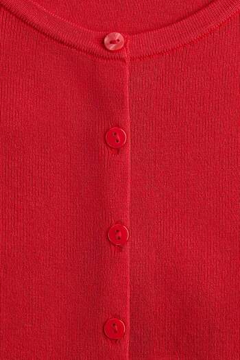 H&M Short-sleeved fine-knit cardigan