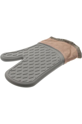 mastergold Silicone Double Oven Mitts with Cotton Liner and Non-Slip Surface for Baking, BBQ And Microwave