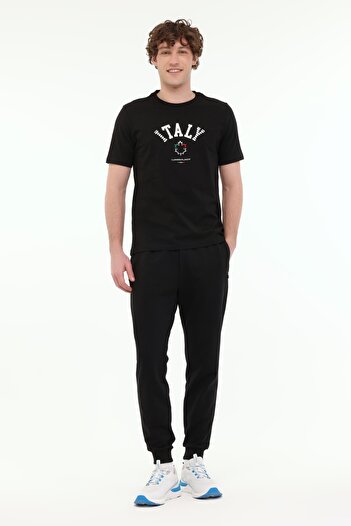 lumberjack MB CT107 JOGGER 5FX Siyah Erkek Eşofman Altı