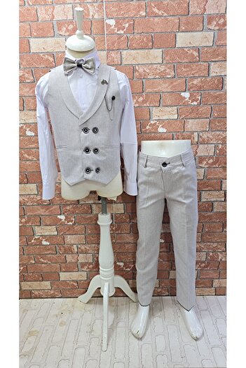 HAYTA Children's Vest Set - Vienna Stone Set with Shirt